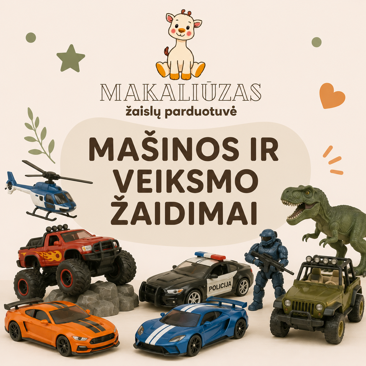Mašinos ir veiksmo žaidimai