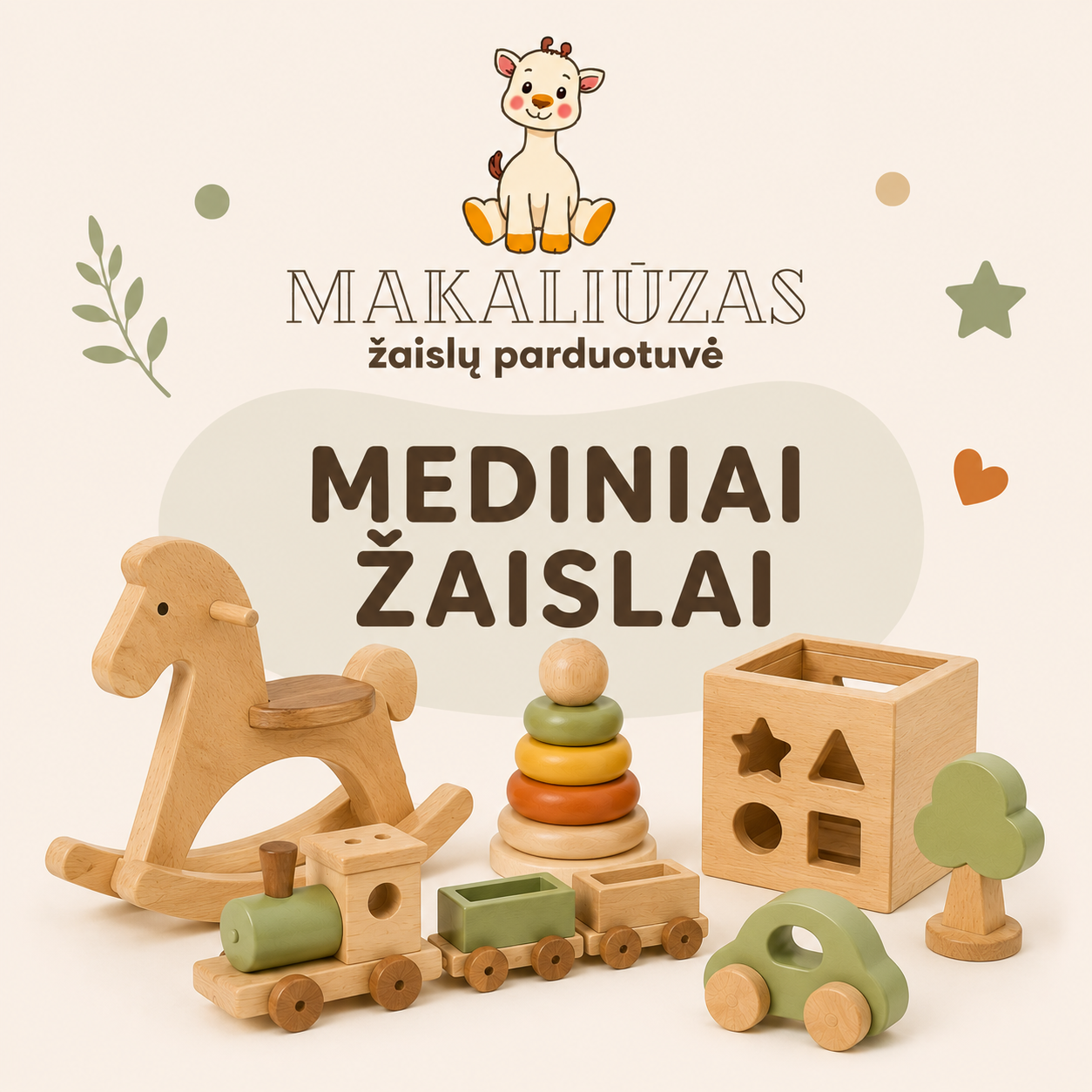 Mediniai žaislai