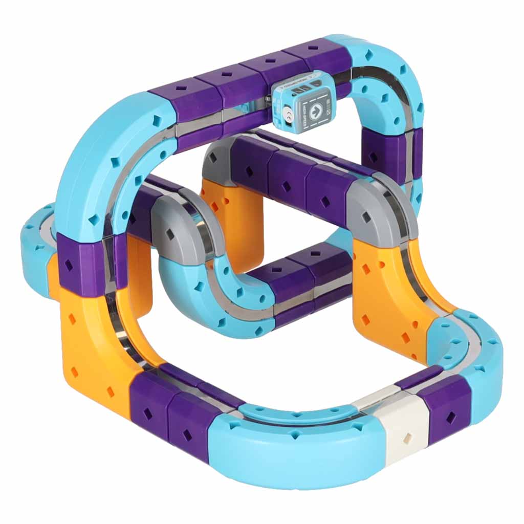 Magnetinė konstruktoriaus trasa su automobiliu – 54 det.