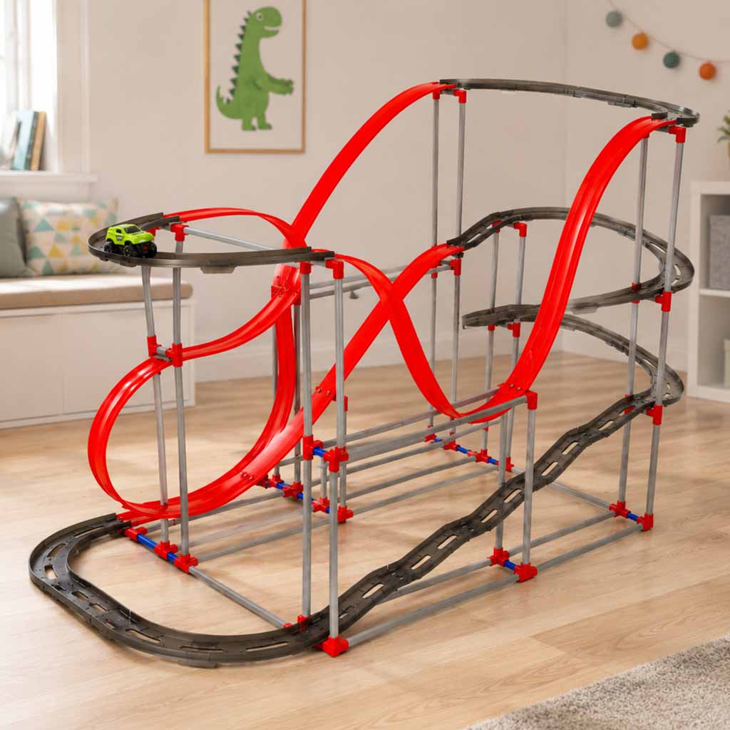 Magnetinė automobilių trasa „Anti-Gravity“ su automobiliu – 175 det.