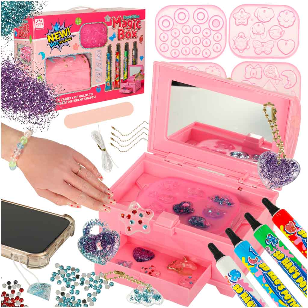 Magiška papuošalų gaminimo dėžutė „Magic Box“ su UV kietinimu