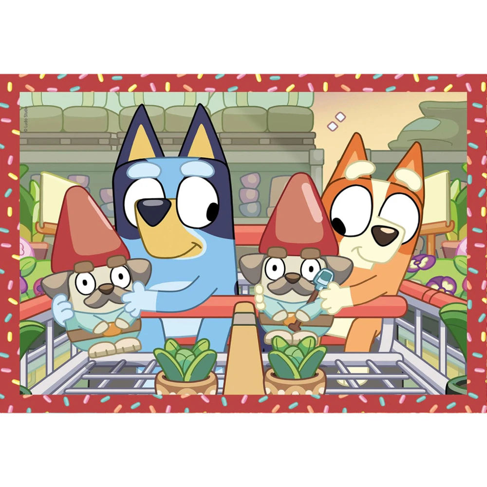 Dėlionių rinkinys „Bluey“ 4 viename, Clementoni