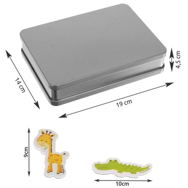 Gyvūnų magnetukų rinkinys dėžutėje – 40 vnt.