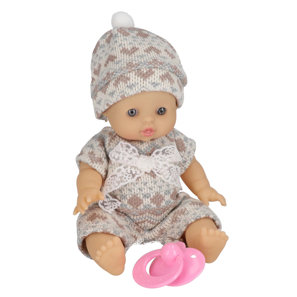 Lėlytė kūdikis su čiulptuku, 20 cm