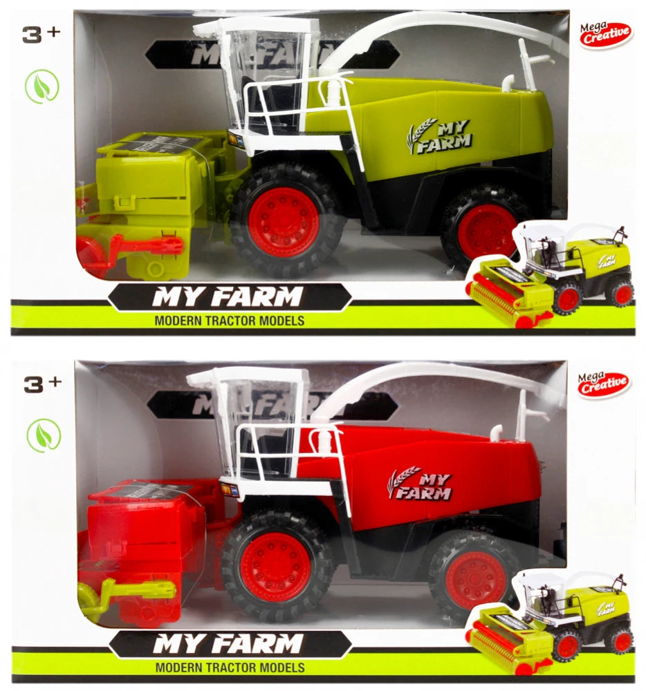 Žaislinis kombainas „My Farm“ su atitraukimo mechanizmu, 3+