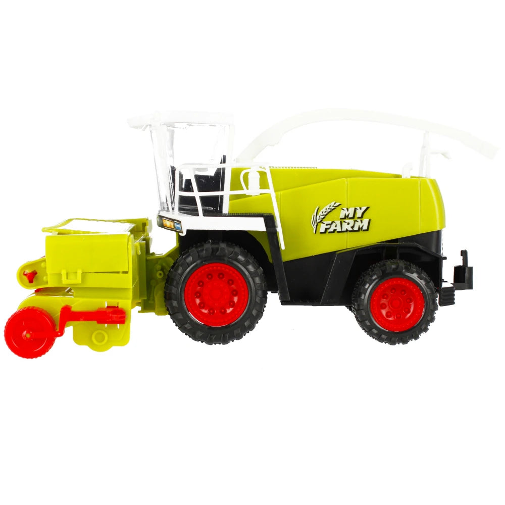 Žaislinis kombainas „My Farm“ su atitraukimo mechanizmu, 3+