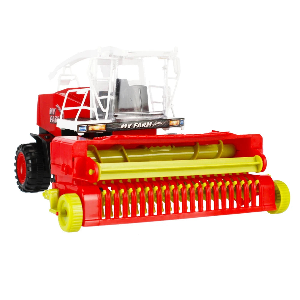 Žaislinis kombainas „My Farm“ su atitraukimo mechanizmu, 3+