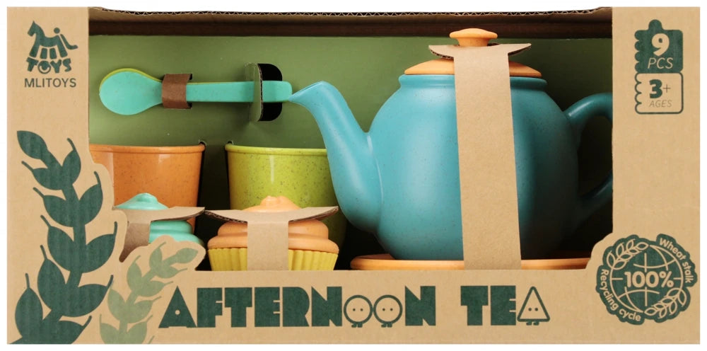 Bioplastikinis arbatos rinkinys vaikams „Afternoon Tea“ – 9 dalių