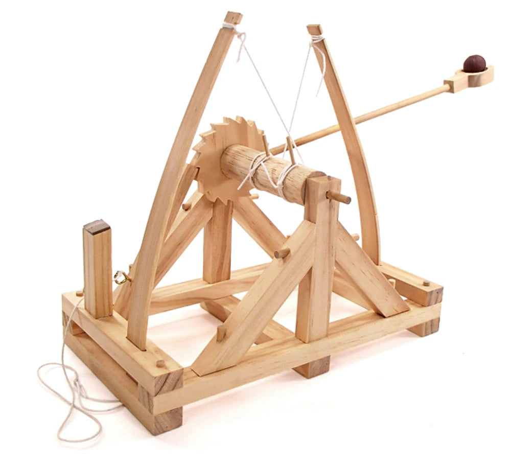 Leonardo Da Vinci katapulta – medinis konstruktorius