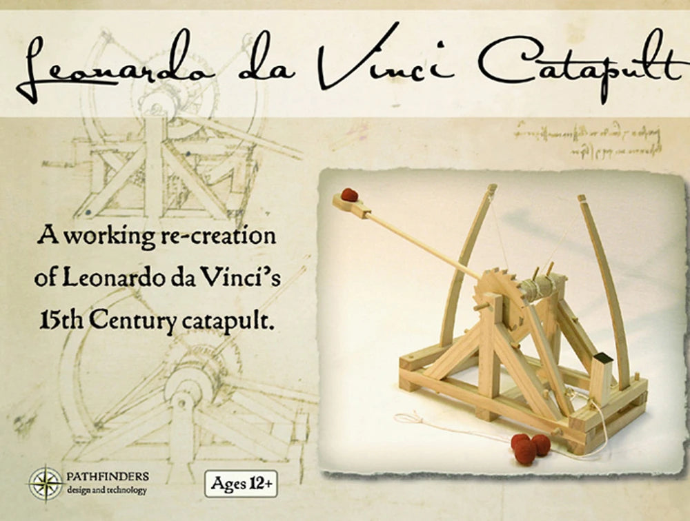 Leonardo Da Vinci katapulta – medinis konstruktorius