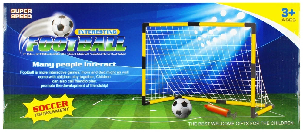 Futbolo vartai su taikinių rinkiniu ir kamuoliu vaikams 99 cm