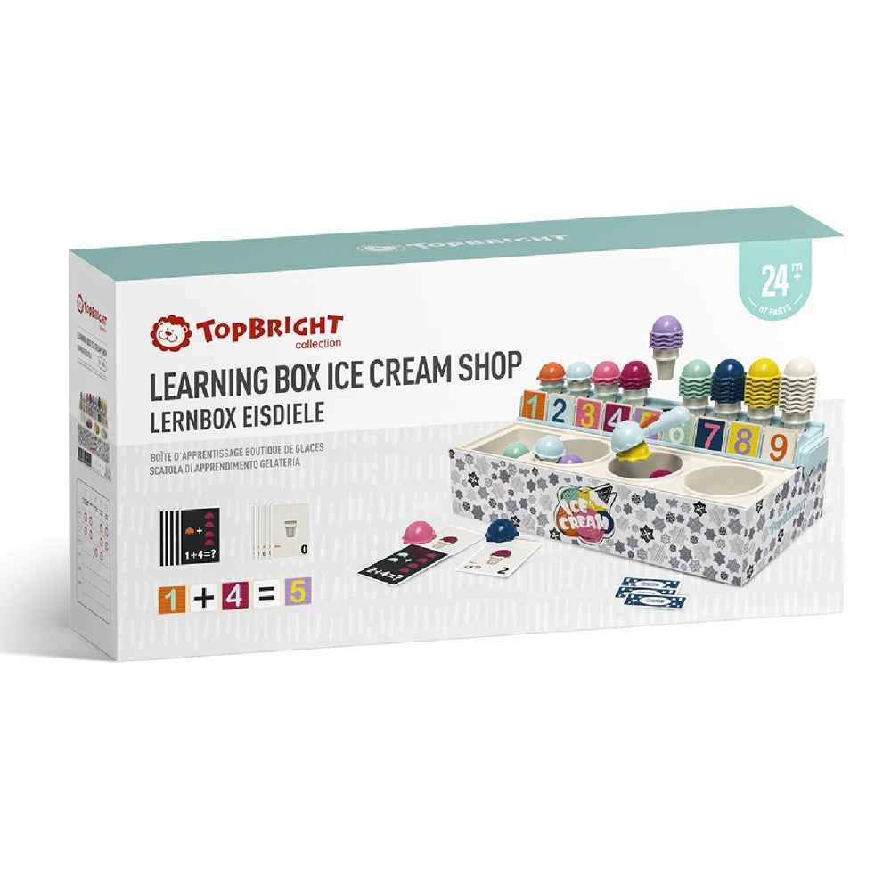 TopBright lavinamasis ledų parduotuvės rinkinys vaikams 24 mėn.+