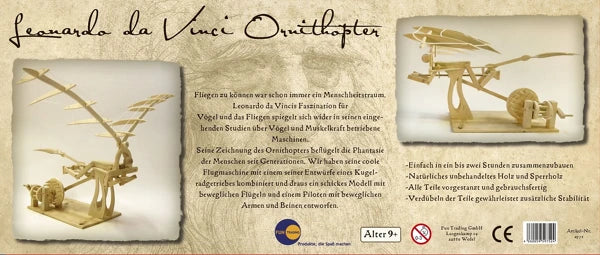 Leonardo da Vinci Ornithopter – medinis konstruktorius