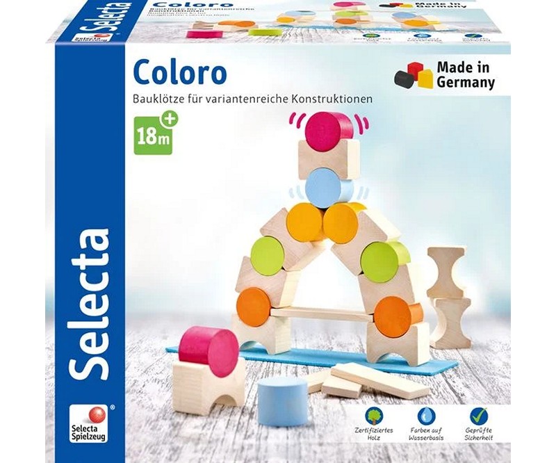 Coloro medinės kaladėlės